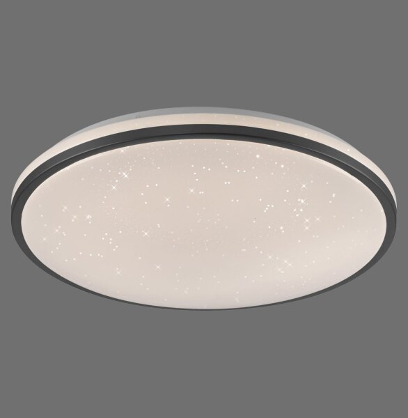 Romantische LED Deckenlampe Nachthimmel Schwarz dimmbar