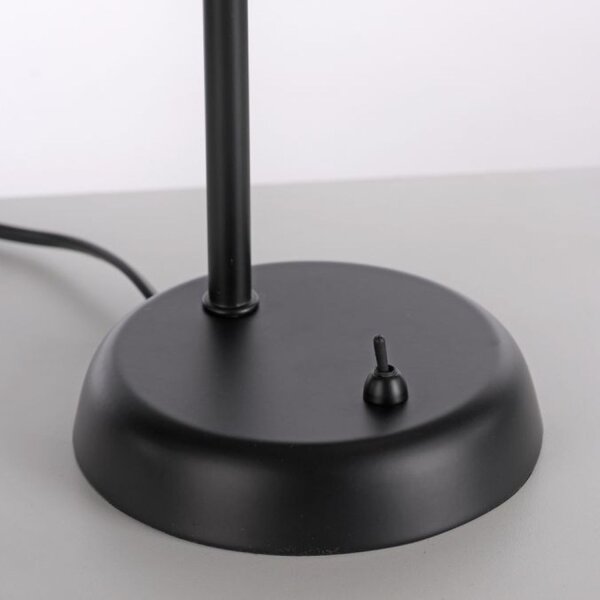 Verstellbare Tischlampe Glas Metall inkl E14 3000 K