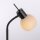 Verstellbare Tischlampe Glas Metall inkl E14 3000 K