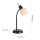 Verstellbare Tischlampe Glas Metall inkl E14 3000 K