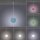 LED Hängelampe RGB Smart Home Glaskugel dimmbar Ø20 cm
