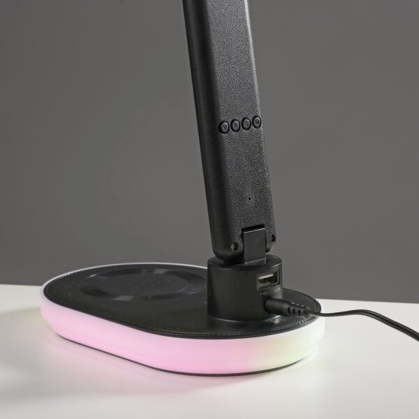 LED Tischlampe Display Dimmer Ladefunktion 54 cm 4 W