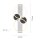 LED Deckenlampe Holz Metall Weiß Schwarz 72 cm 25 W