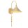 Wandleuchte Metall groß H: 50 cm in Gold E27 Loft Design