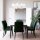 Kronleuchter Metall Stoff 92 cm breit Nickel Weiß E14 Modern