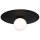 Deckenlampe Kugelschirm Glas Metall rund D: 45 cm G9
