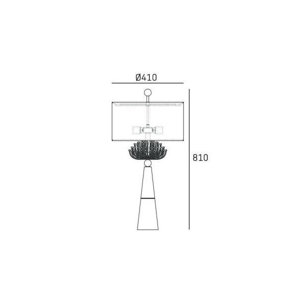 Tischlampe Marmor Fuß 81 cm hoch Weiß Grau Gold E27