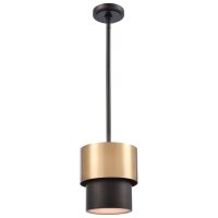 Pendelleuchte Metall Alabaster Ø 20cm Schwarz...