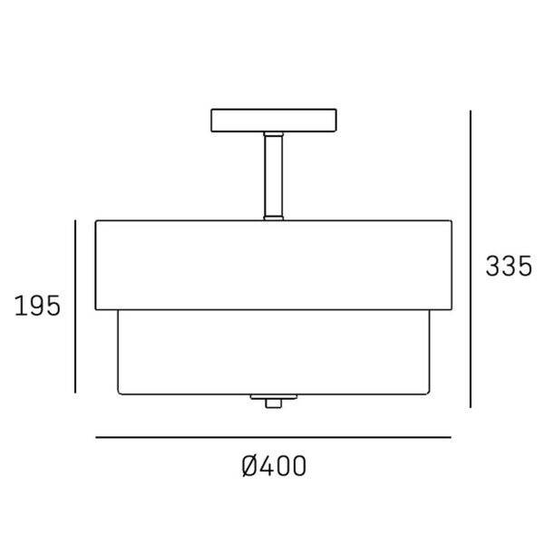 Deckenlampe Metall Glas E27 Ø 40 cm rund in Messing Weiß