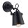 Wandspot Metall Schwarz E27 Retro Design B: 13,5 cm