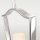 Pendelleuchte Chrom Weiß B: 18,5 cm Metall Glas E14