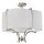 Pendelleuchte rund Ø 53 cm H: max. 1,6 m 4x E14 Metall Stoff