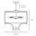Pendelleuchte rund Ø 53 cm H: max. 1,6 m 4x E14 Metall Stoff