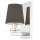 Wandlampe Schwarz Chrom H: 24 cm klein E14 Modern