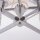 Pendelleuchte Stoff Metall E14 B: 43,5 cm H: max. 172 cm