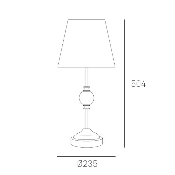 Tischlampe Silber Weiß 50,4 cm hoch Metall Glas Stoff E27