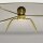 Beistelllampe Weiß Messing E27 Keramik Stoff 74 cm hoch