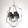 Hängelampe Chrom Schwarz B: 46 cm 4-flammig E14