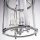Pendelleuchte Chrom Ø 26 cm Metall Glas Ø 27 cm E14 4-flammig