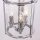 Pendelleuchte Chrom Ø 20 cm Vintage 3x E14 Glas Metall