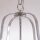 Hängelampe Metall Glas E14 B: 43 cm H: max. 1,95 m in Chrom