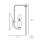 Wandlampe Metall Glas B: 36 cm 3x E14 Modern Design