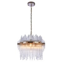 Hängelampe Modern Metall Glas D: 53 cm rund H: max....