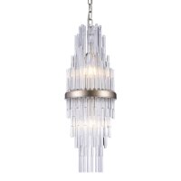Hängelampe Glas Metall Ø 20 cm H: max. 133 cm...