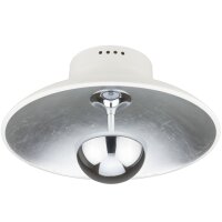 LED Deckenlampe Metall in Weiß Silber Ø 30...