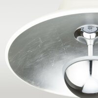 LED Deckenlampe Metall in Weiß Silber Ø 30...