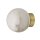 Wandleuchte Kugelschirm Alabaster Metall Ø 10 cm klein G9