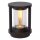 Pollerleuchte Aluminium Schwarz 22 cm klein IP65 Garten