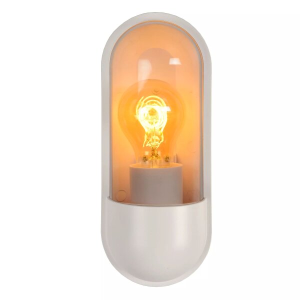 Außenwandlampe Weiß IP54 H:24 cm Balkon Terrasse Modern