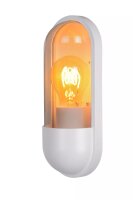 Außenwandlampe Weiß IP54 H:24 cm Balkon...
