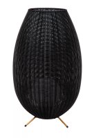 LED Akku Wegeleuchte dimmbar Schwarz IP44 79 cm 3000 K