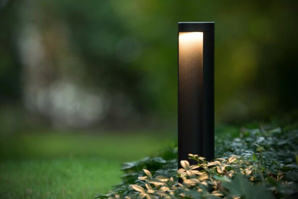 LED Pollerleuchte Aluminium Schwarz 65 cm IP54 3000 K