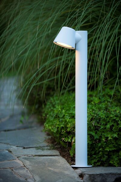 Wegeleuchte Outdoor Metall Weiß IP44 70 cm GU10 Garten