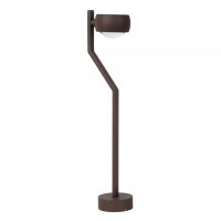 LED Stehlampe Aluminium Rostbraun IP54 50 cm 2700 K