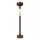 LED Stehlampe Aluminium Rostbraun IP54 50 cm 2700 K