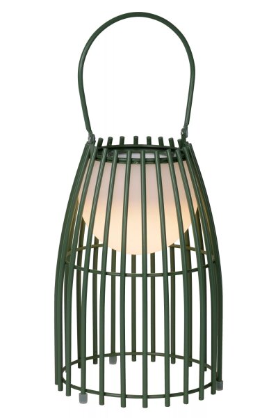 LED Akku Tischlampe dimmbar Grün IP44 40 cm Terrasse