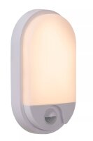 LED Wandleuchte mit Bewegungsmelder Weiß IP54 3000 K
