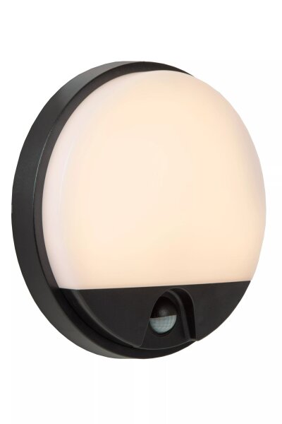LED Wandleuchte mit Bewegungsmelder Ø21 cm IP54 3000 K