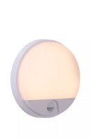 LED Wandlampe mit Bewegungsmelder Ø21 cm IP54 3000 K