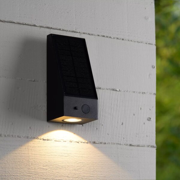 LED Solar Außenleuchte mit Bewegungssensor IP54 dimmbar