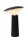 LED Akku Tischlampe Schwarz 21,3 cm IP44 5h dimmbar