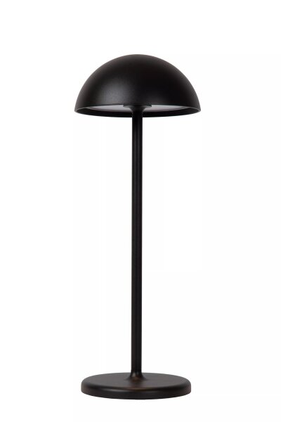 LED Akku Tischlampe Schwarz 32 cm 3000 K IP54 dimmbar