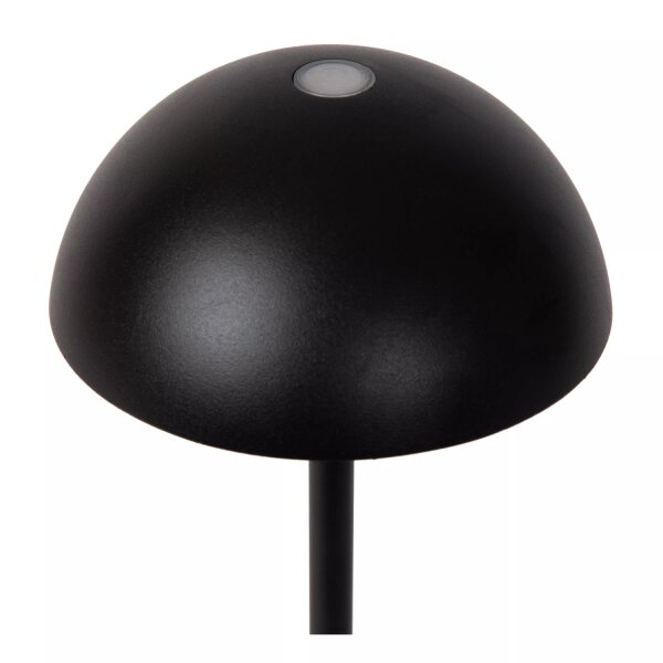 LED Akku Tischlampe Schwarz 32 cm 3000 K IP54 dimmbar