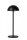 LED Akku Tischlampe Schwarz 32 cm 3000 K IP54 dimmbar