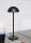 LED Akku Tischlampe Schwarz 32 cm 3000 K IP54 dimmbar