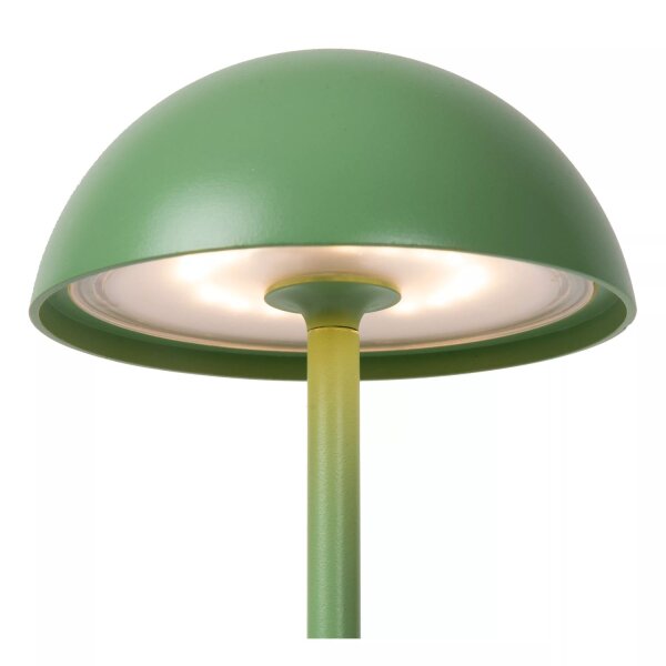 LED Akku Tischlampe Grün 32 cm 3000 K IP54 7h dimmbar